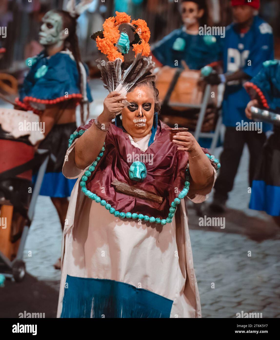 CITTÀ DEL MESSICO, MESSICO 4 NOVEMBRE 2023 Sfilata Day of the Dead