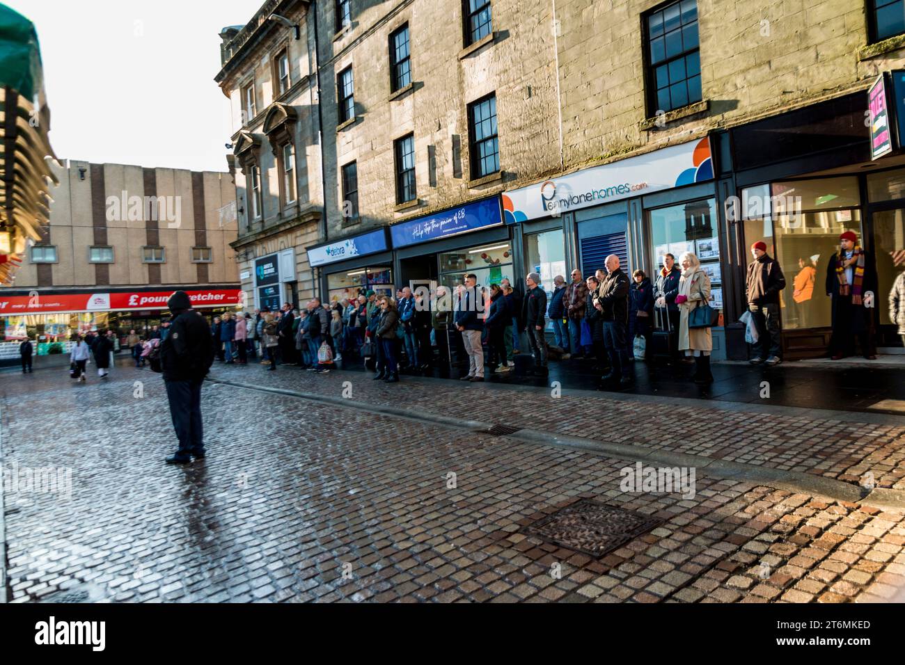 Paisley Cenotaph Remembrance Day, 11 novembre 2023 Foto Stock