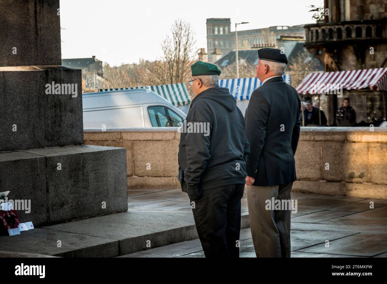 Paisley Cenotaph Remembrance Day, 11 novembre 2023 Foto Stock