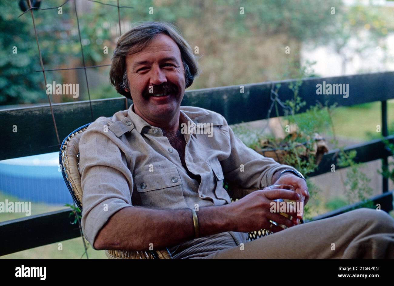 Personalità. George Negus. Giornalista australiano e presentatore televisivo. Foto 1983. Foto Stock