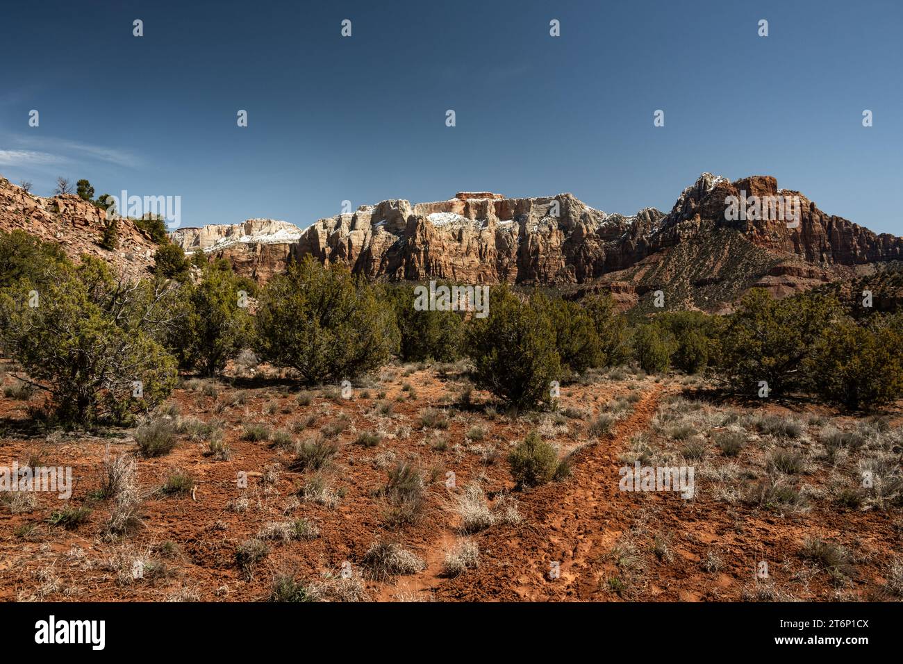 Muddy Valley Trail nell'area Coal Pits di Zion Foto Stock