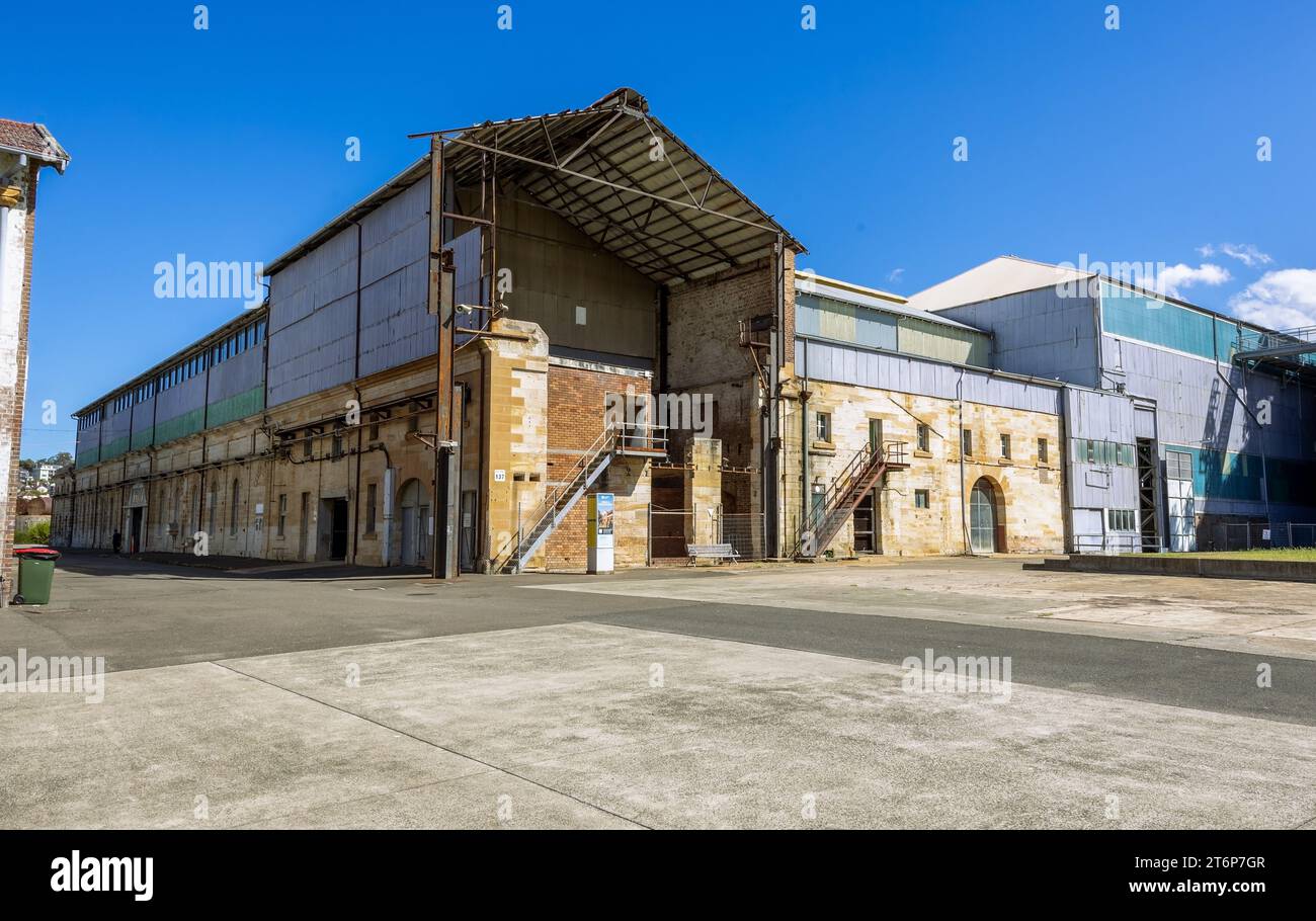 Cockatoo Island è ora un sito patrimonio dell'umanità dell'UNESCO, Sydney, NSW, Australia Foto Stock