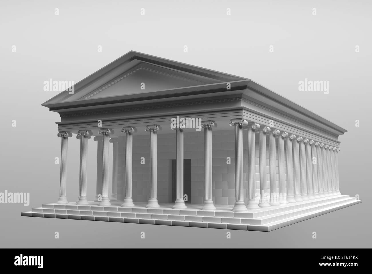 Antico tempio greco Foto Stock