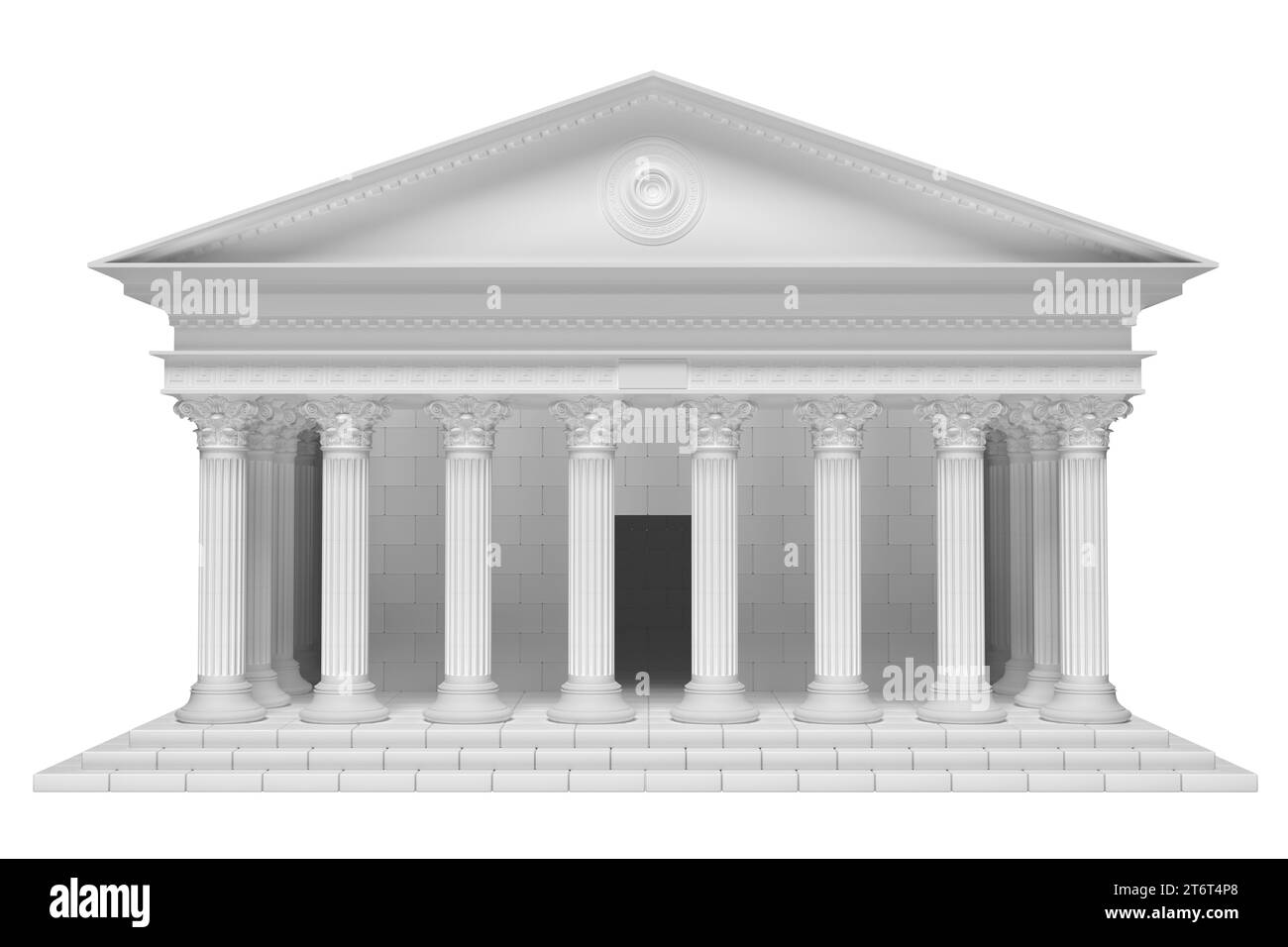 Antico tempio greco Foto Stock