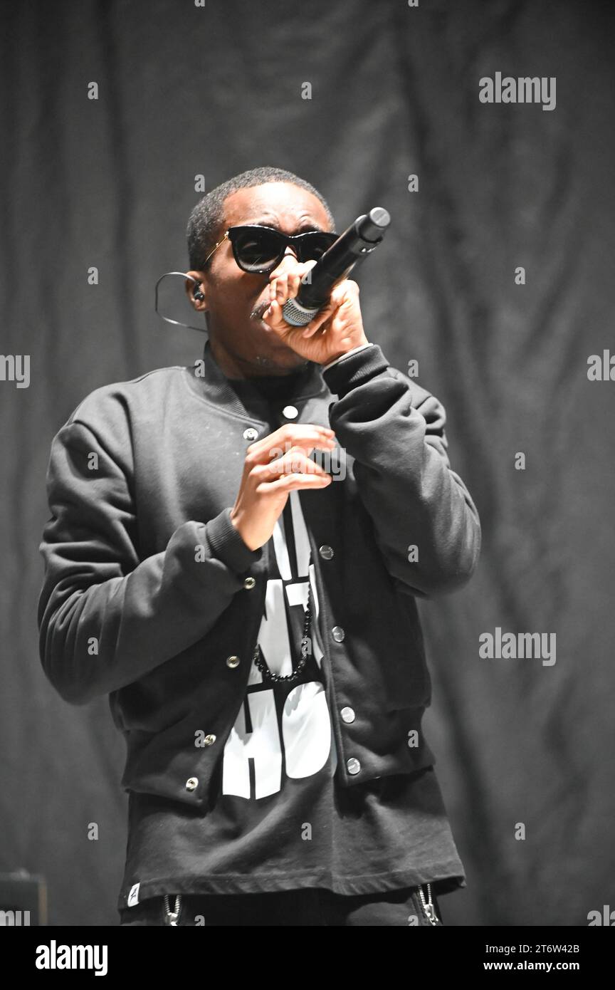 11 novembre 2023, Sheffield, South Yorkshire, U.K: Tinchy Stryder ,Performing at Sheffield Utilita Arena ,Sheffield , UK ,11.11.2023 (Credit Image: © Robin Burns/ZUMA Press Wire) SOLO EDITORIALE! Non per USO commerciale! Foto Stock