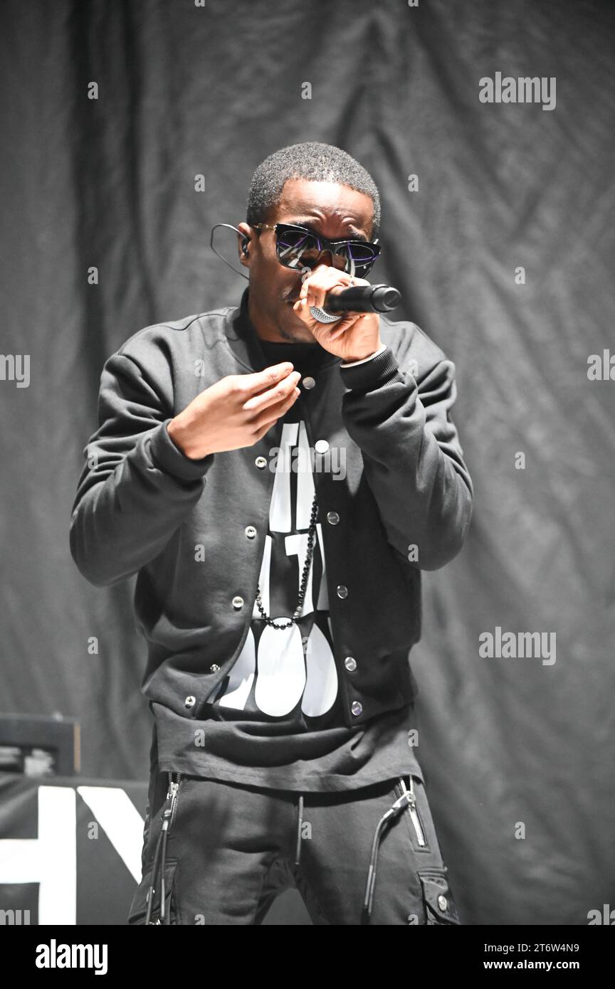 11 novembre 2023, Sheffield, South Yorkshire, U.K: Tinchy Stryder ,Performing at Sheffield Utilita Arena ,Sheffield , UK ,11.11.2023 (Credit Image: © Robin Burns/ZUMA Press Wire) SOLO EDITORIALE! Non per USO commerciale! Foto Stock