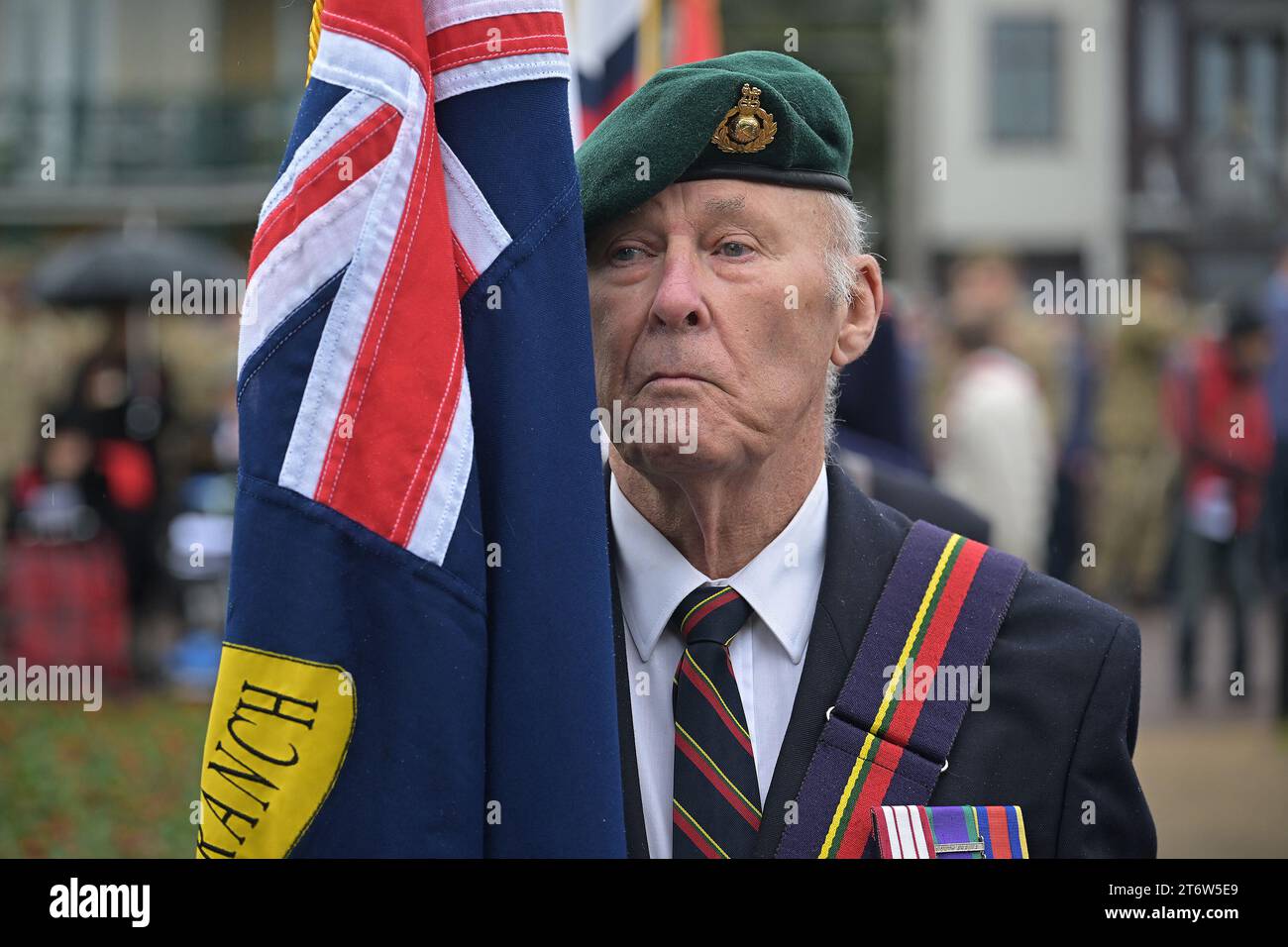 Southend-on-Sea Essex Regno Unito 12 novembre 2023. Il servizio della memoria presso il City of Southend-on-Sea War Memorial nell'Essex Credit: Martin Dalton/Alamy Live News Foto Stock