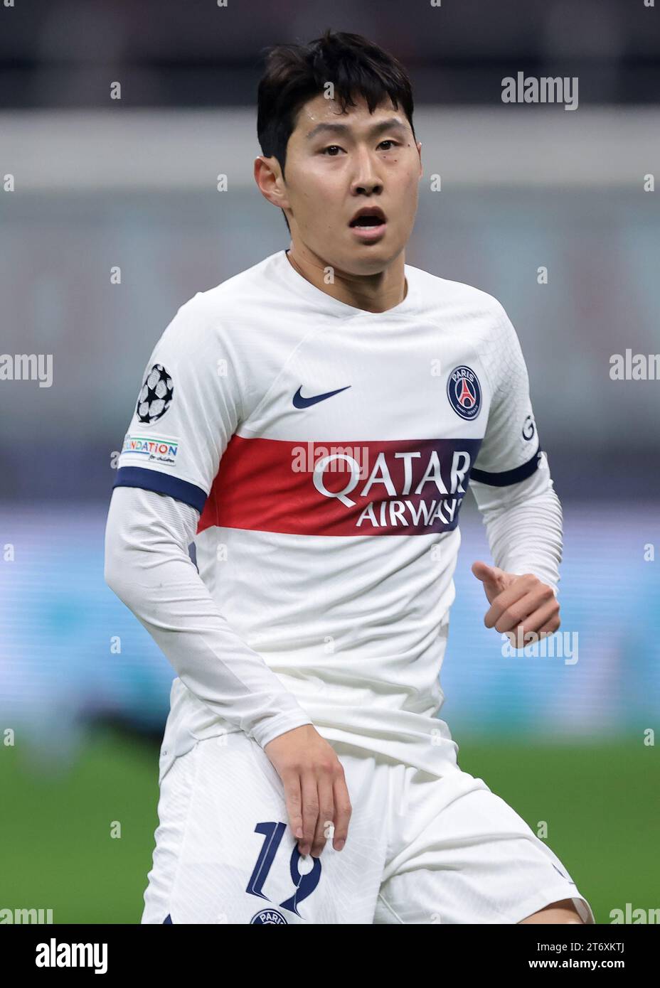 Milano, 7 novembre 2023. Kang-in Lee del PSG durante la partita di UEFA Champions League a Giuseppe Meazza, Milano. Il credito fotografico dovrebbe leggere: Jonathan Moscrop / Sportimage Foto Stock