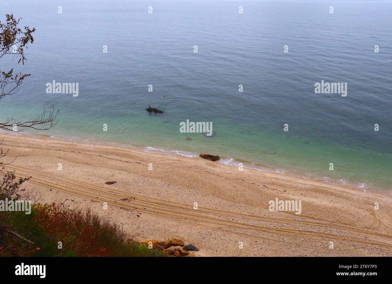 Splendida vista sul Long Island Sound Foto Stock