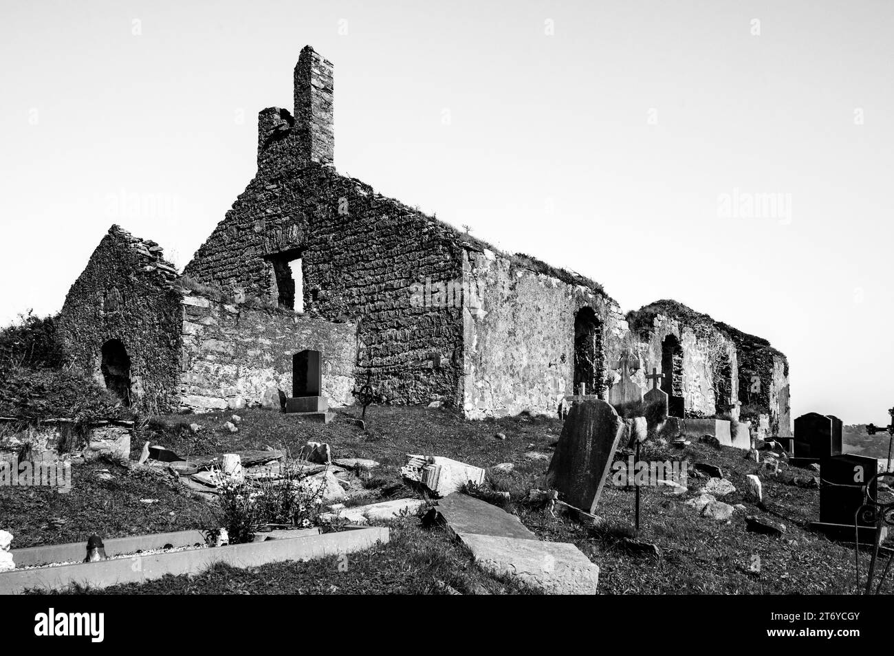 St Mary's Old Church and Graveyard, Schull, County Cork, Irlanda Foto Stock