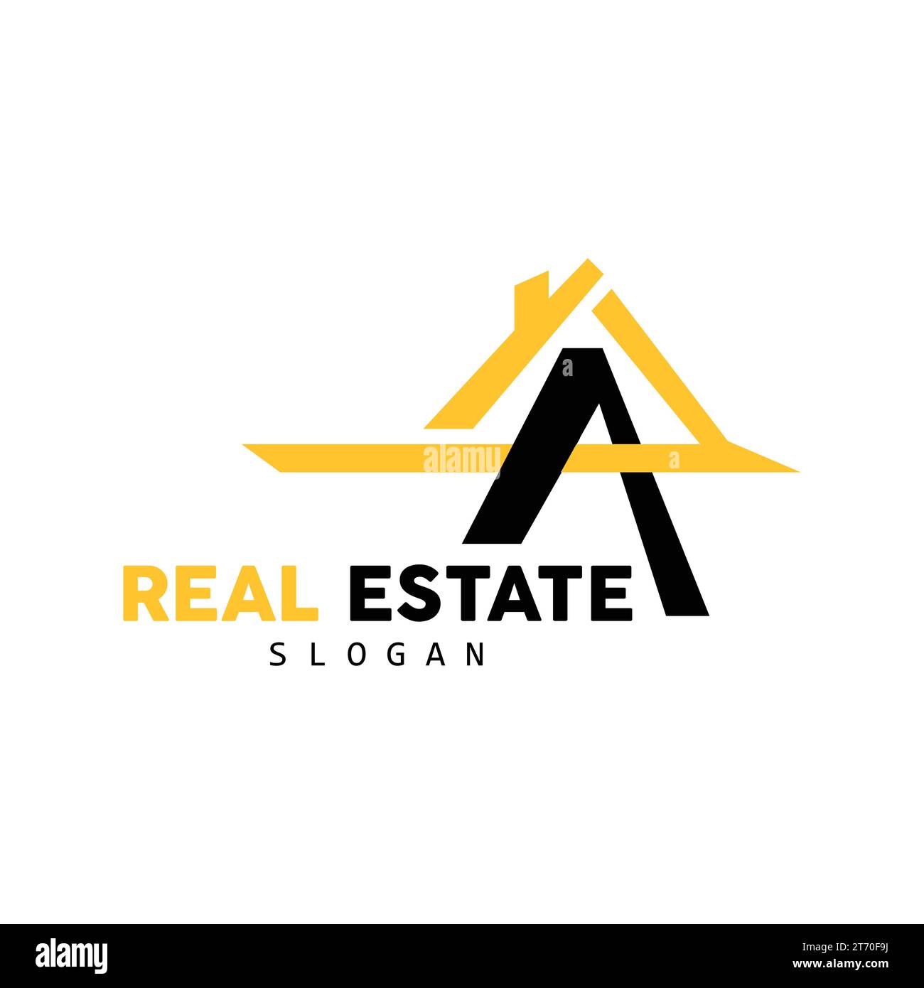 Logo della casa, logo immobiliare Construction Building Vector, design minimalista ed elegante, illustrazione dei simboli delle icone Illustrazione Vettoriale