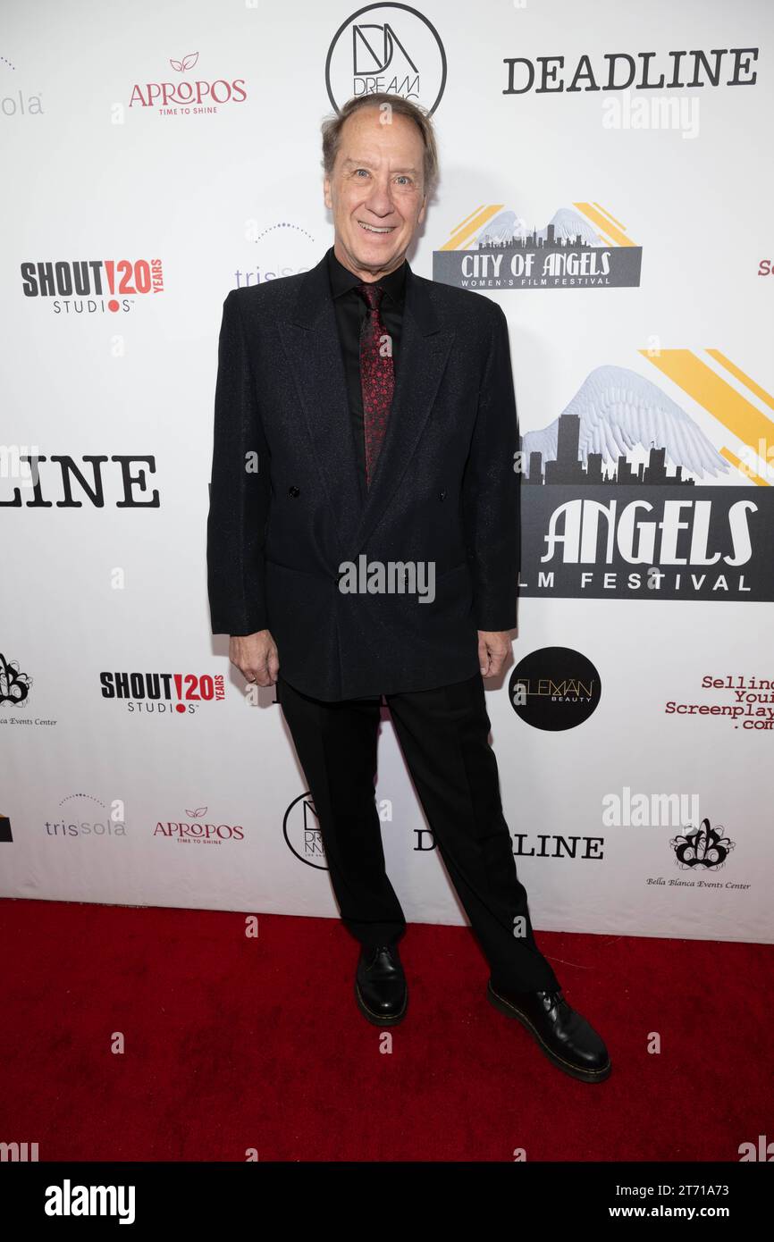 Il compositore Kevin Walker partecipa al gala dei 2023 City of Angels Women's Film Festival Awards al bella Blanca Event Center, Los Angeles, CALIFORNIA, 12 novembre 2023 Foto Stock