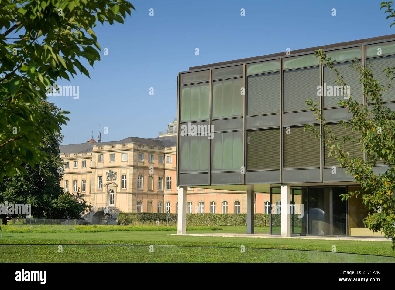 Landtag von Baden-Württemberg, Konrad-Adenauer-Straße, Stoccarda, Baden-Württemberg, Deutschland Foto Stock