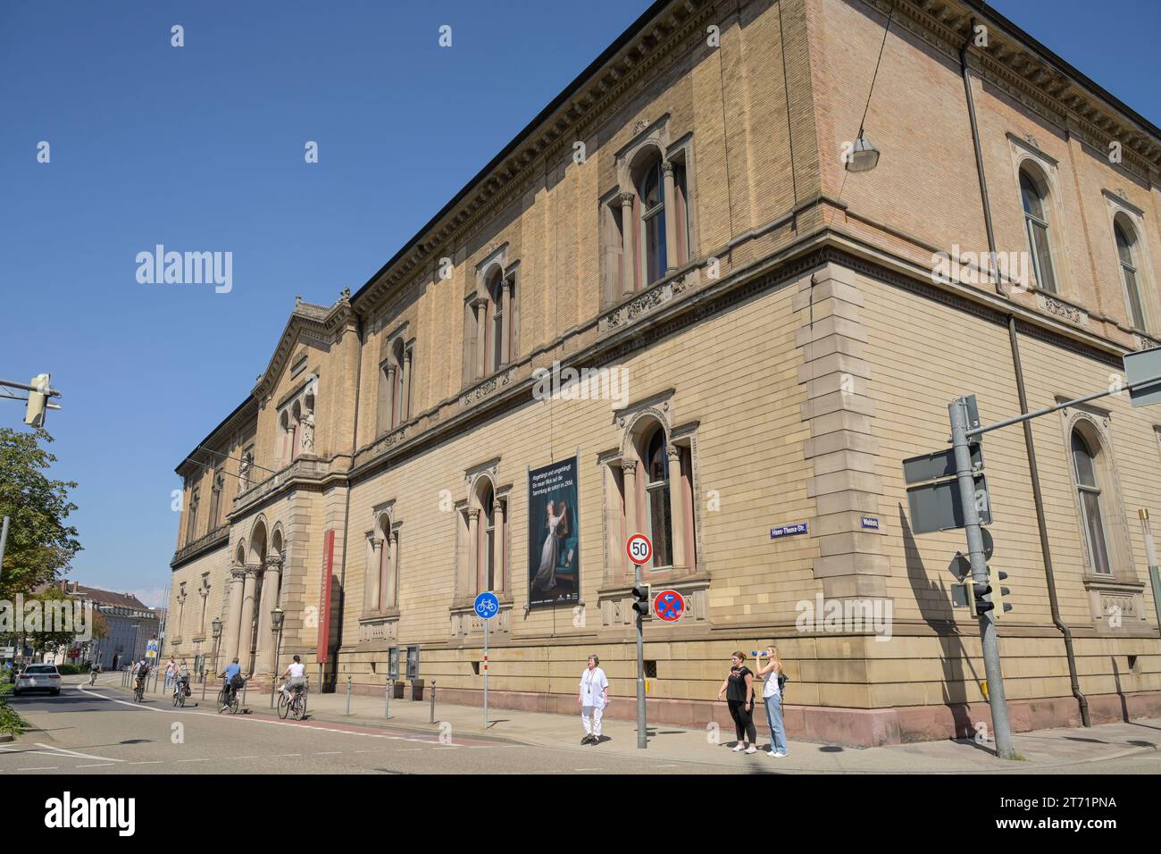 Staatliche Kunsthalle Karlsruhe, Hans-Thoma-Straße, Karlsruhe, Baden-Württemberg, Deutschland Foto Stock