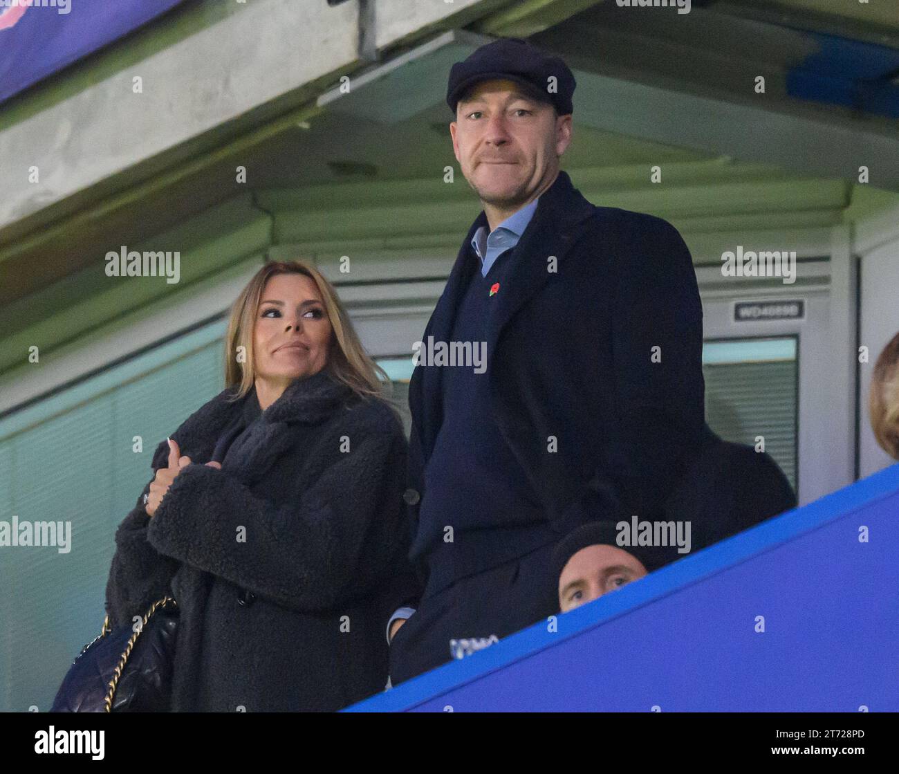 Londra, Regno Unito. 12 novembre 2023. 12 nov 2023 - Chelsea contro Manchester City - Premier League - Stamford Bridge l'ex giocatore del Chelsea John Terry guarda dal box del presidente durante la partita di Premier League contro il Manchester City. Credito immagine: Mark Pain/Alamy Live News Foto Stock