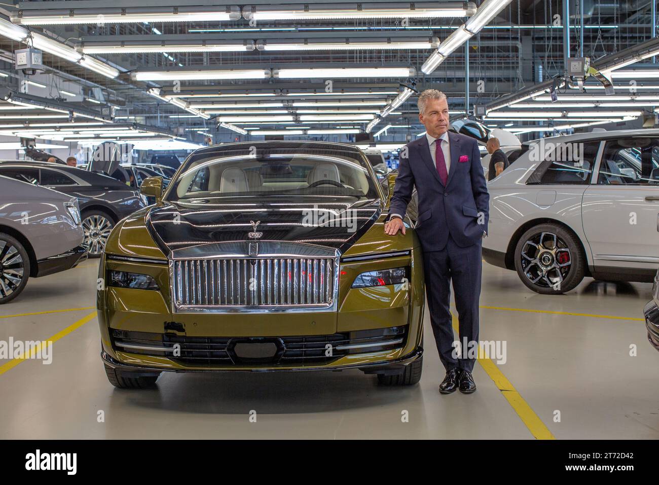 Rolls-Royce Motor Cars CEO Torsten Müller-Ötvös ,Goodwood , Regno Unito . Foto Stock