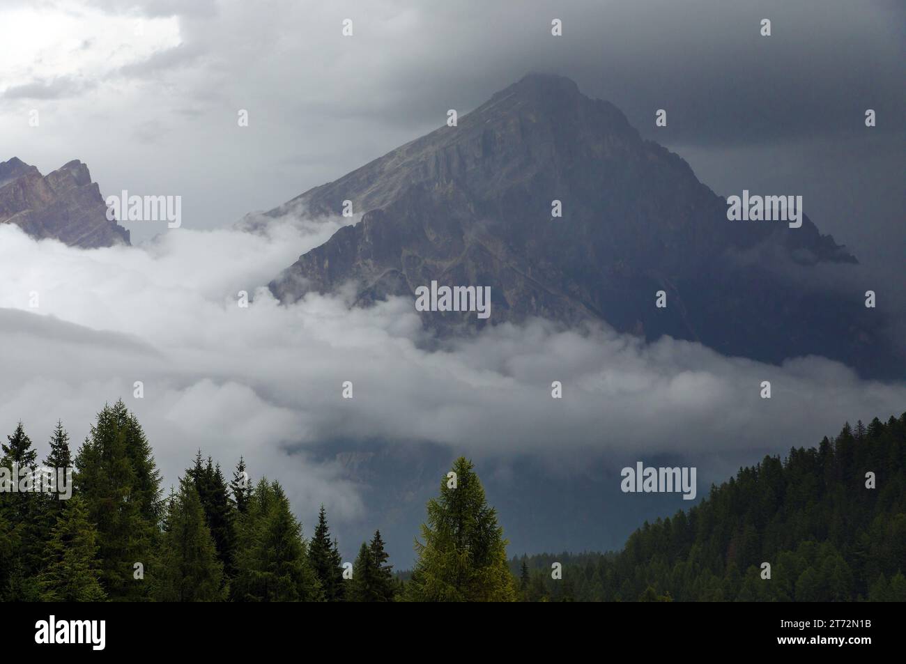 Monte Antelao, Alto Adige, Dolomiti, Italia Foto Stock