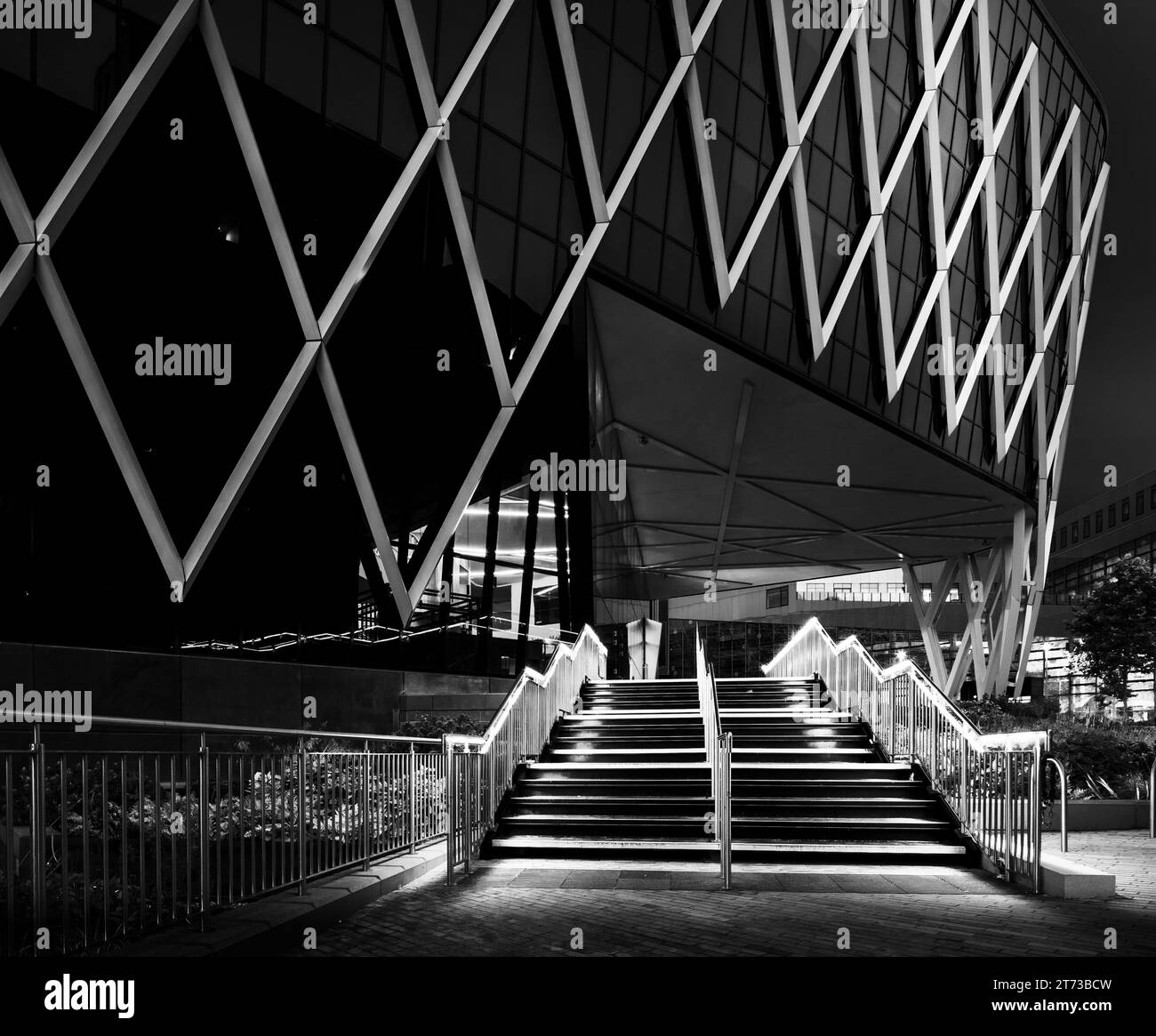 ILLUMINARE LA STRADA Foto Stock