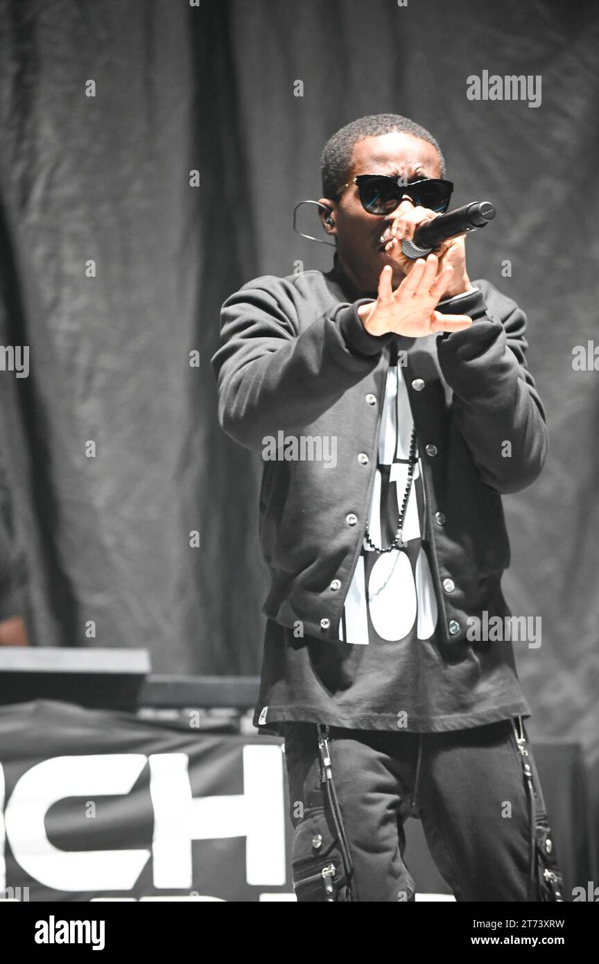 Tinchy Stryder ,Performing at Sheffield Utilita Arena ,Sheffield , UK,11.11.2023 Foto Stock