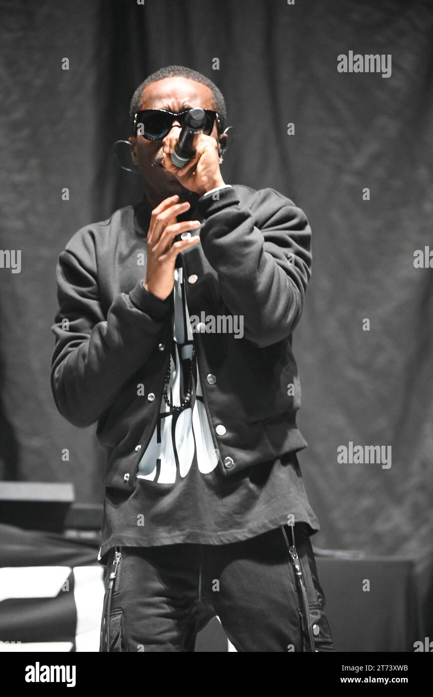 Tinchy Stryder ,Performing at Sheffield Utilita Arena ,Sheffield , UK,11.11.2023 Foto Stock