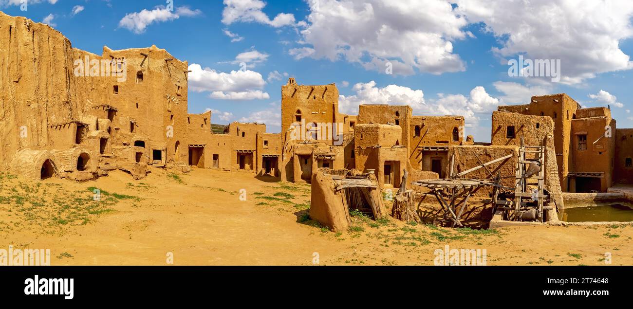 Impero mongolo. Panorama della capitale dell'Orda d'Oro - la città di sarai Batu. Foto Stock