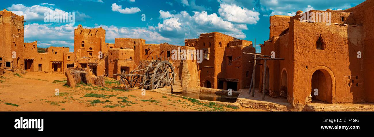 Impero mongolo. Panorama della capitale dell'Orda d'Oro - la città di sarai Batu. Foto Stock
