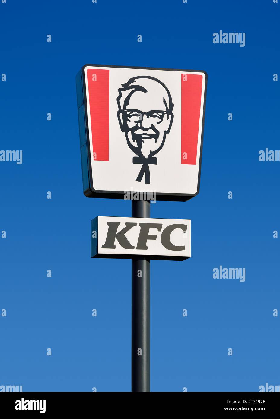 Segno KFC Foto Stock