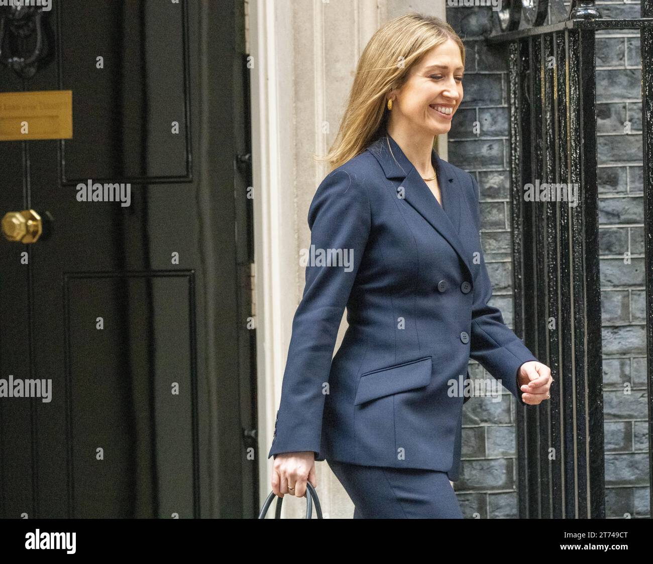 Londra, Regno Unito. 13 novembre 2023. Rimescolamento del governo britannico Downing Street Londra UK Laura Trott nuova capo segretaria del Tesoro: Ian Davidson/Alamy Live News Foto Stock