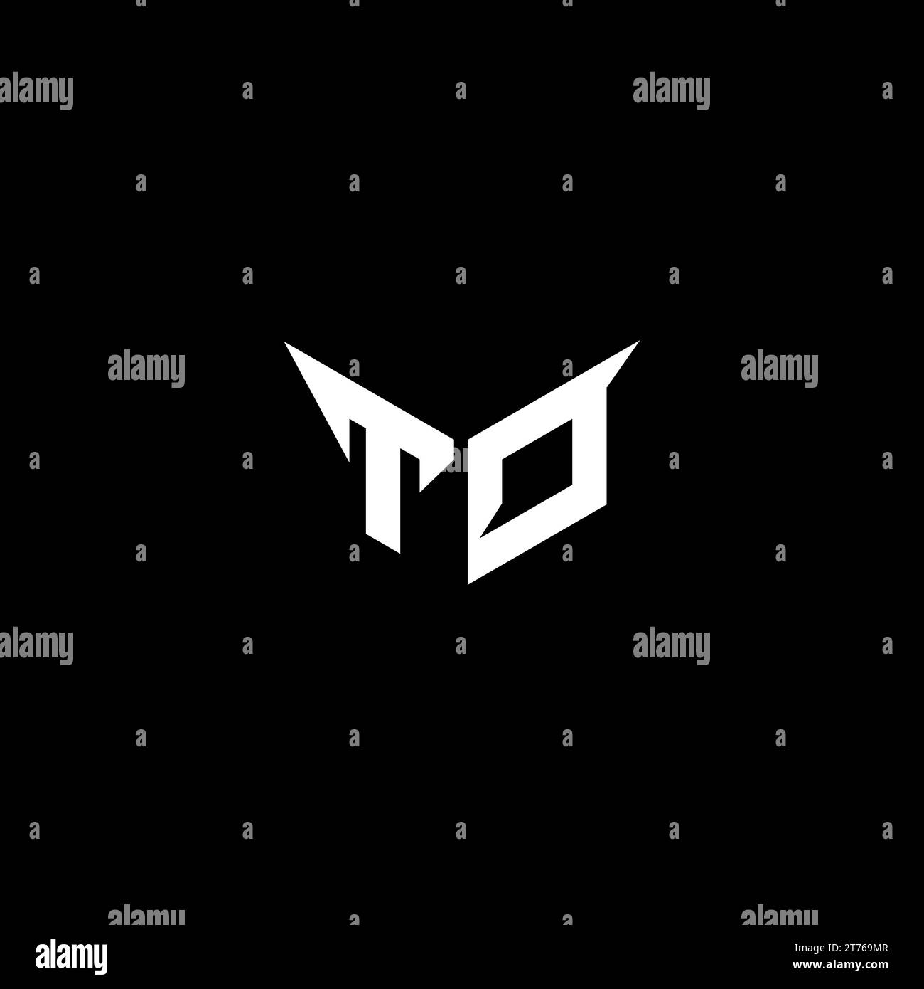 AL logo dell'emblema Premium, spazio iniziale e concetto di design di gioco Illustrazione Vettoriale