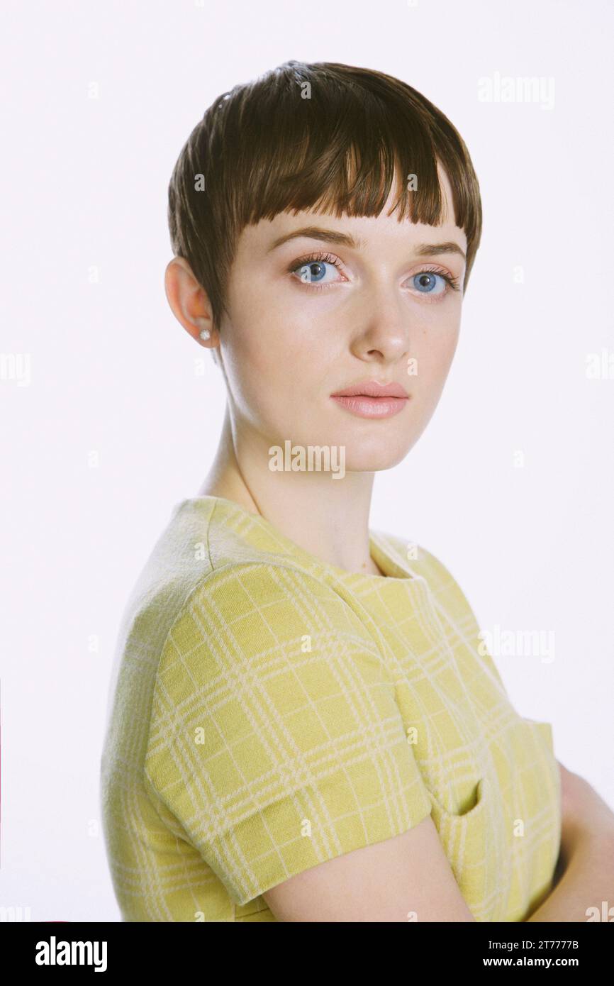 Ritratto di giovane donna Foto Stock