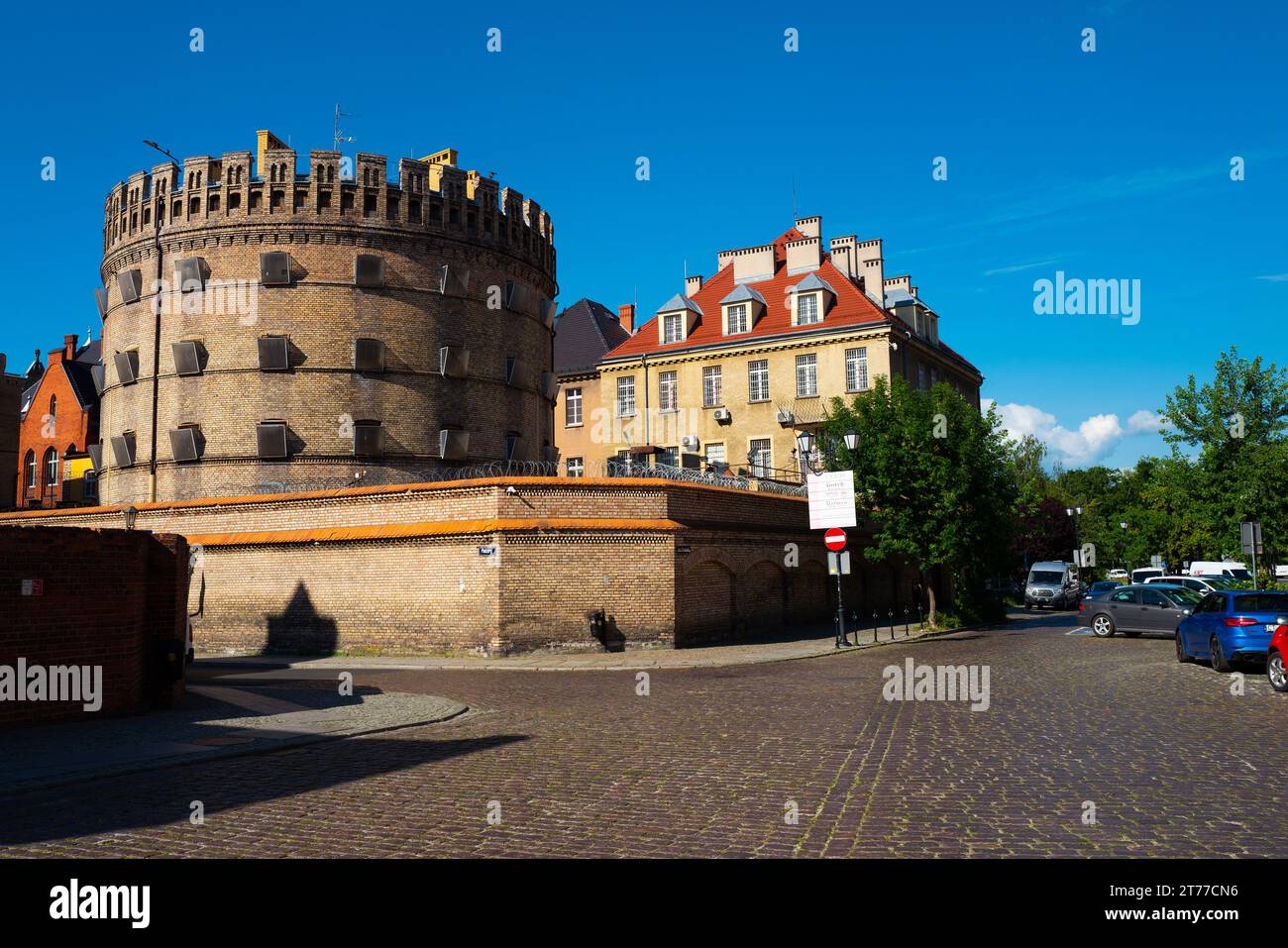 06-07-2022: La costruzione del carcere a Torun. Polonia Foto Stock