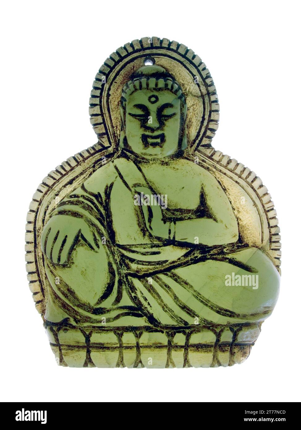 Buddha di giada Foto Stock