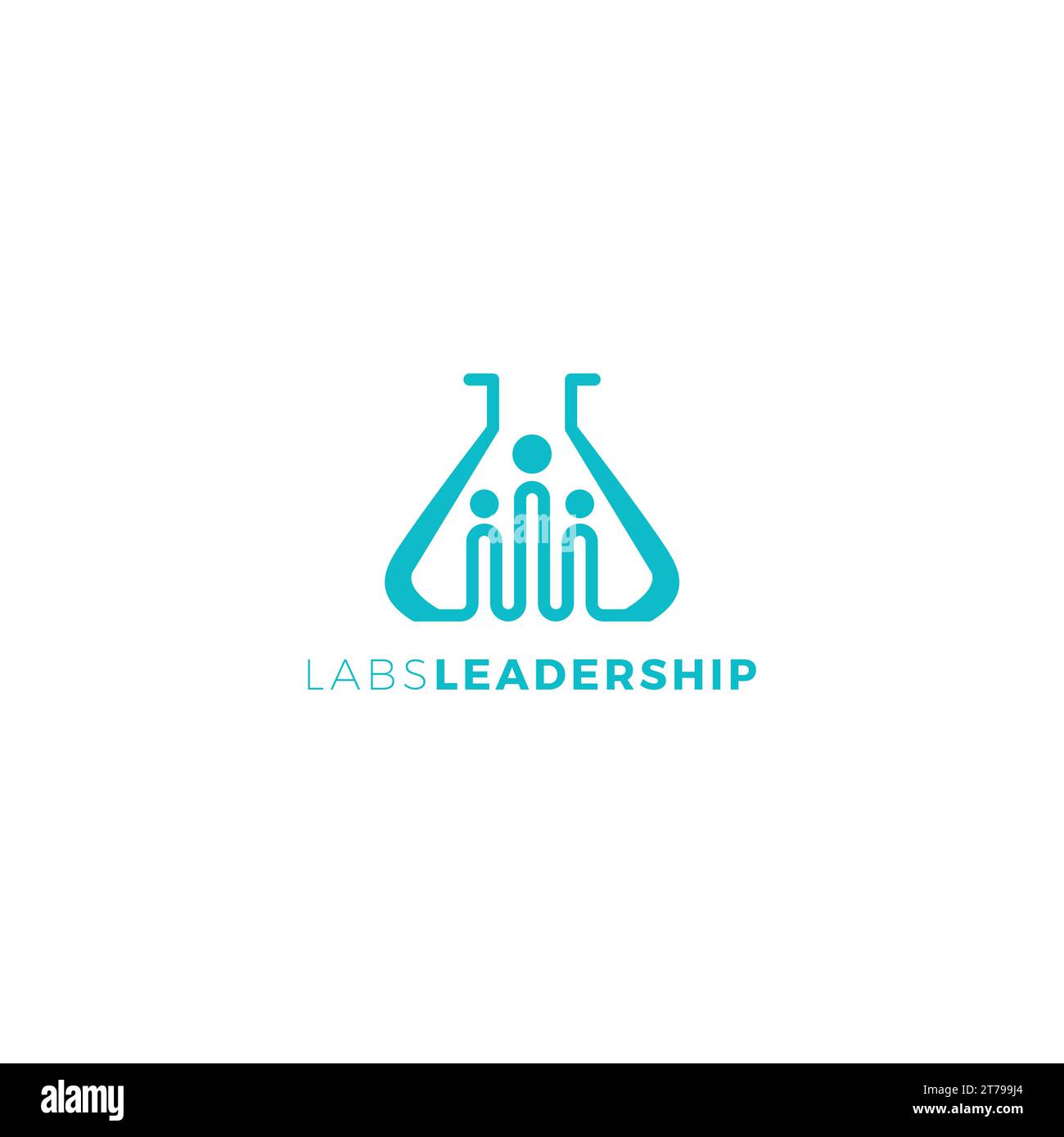Logo Labs Leadership semplice Illustrazione Vettoriale