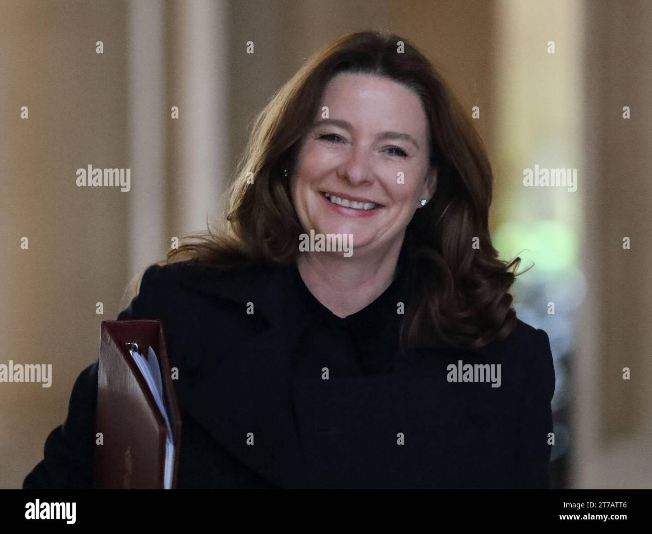 Londra, Regno Unito. 14 novembre 2023. Gillian Keegan, Segretario di Stato per l'istruzione, arriva per la riunione del Gabinetto. Crediti: Uwe Deffner/Alamy Live News Foto Stock