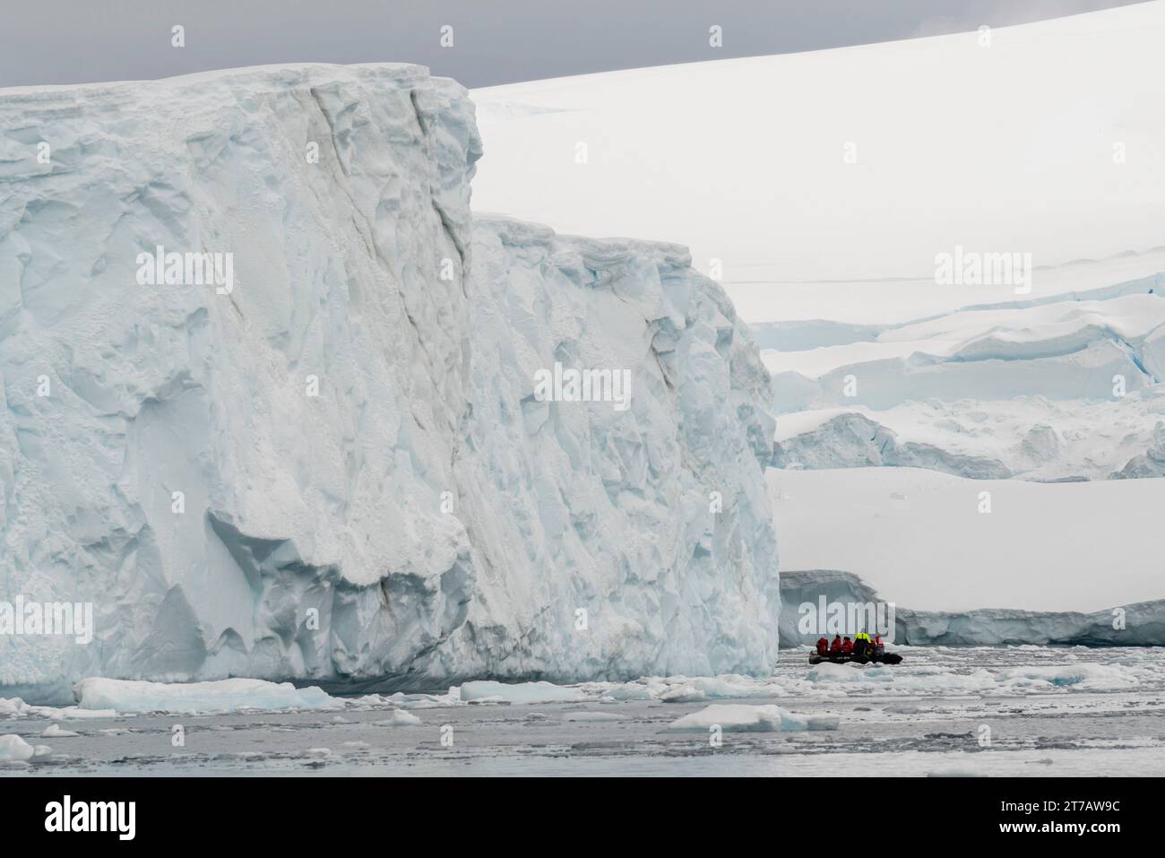 Iceberg a Curtiss Bay, Antartide. Foto Stock