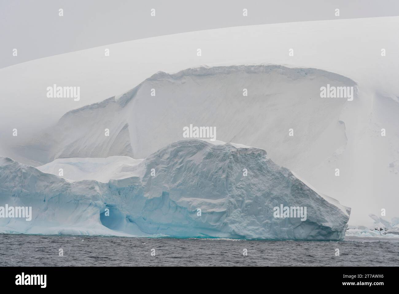 Iceberg, Paradise Bay, Antartide. Foto Stock