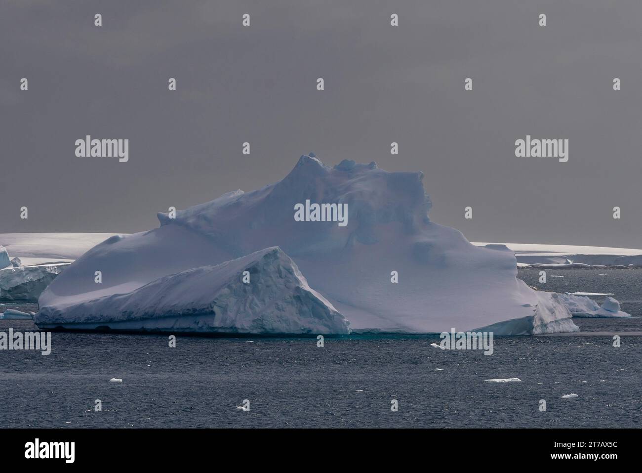 Iceberg, isola di Pleneau, Antartide. Foto Stock
