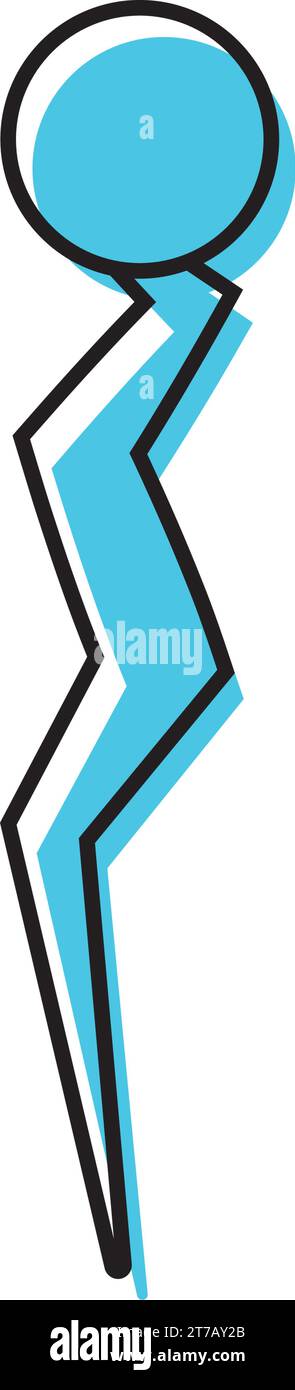 Icona magica del personale isolato Vector Illustrazione Vettoriale