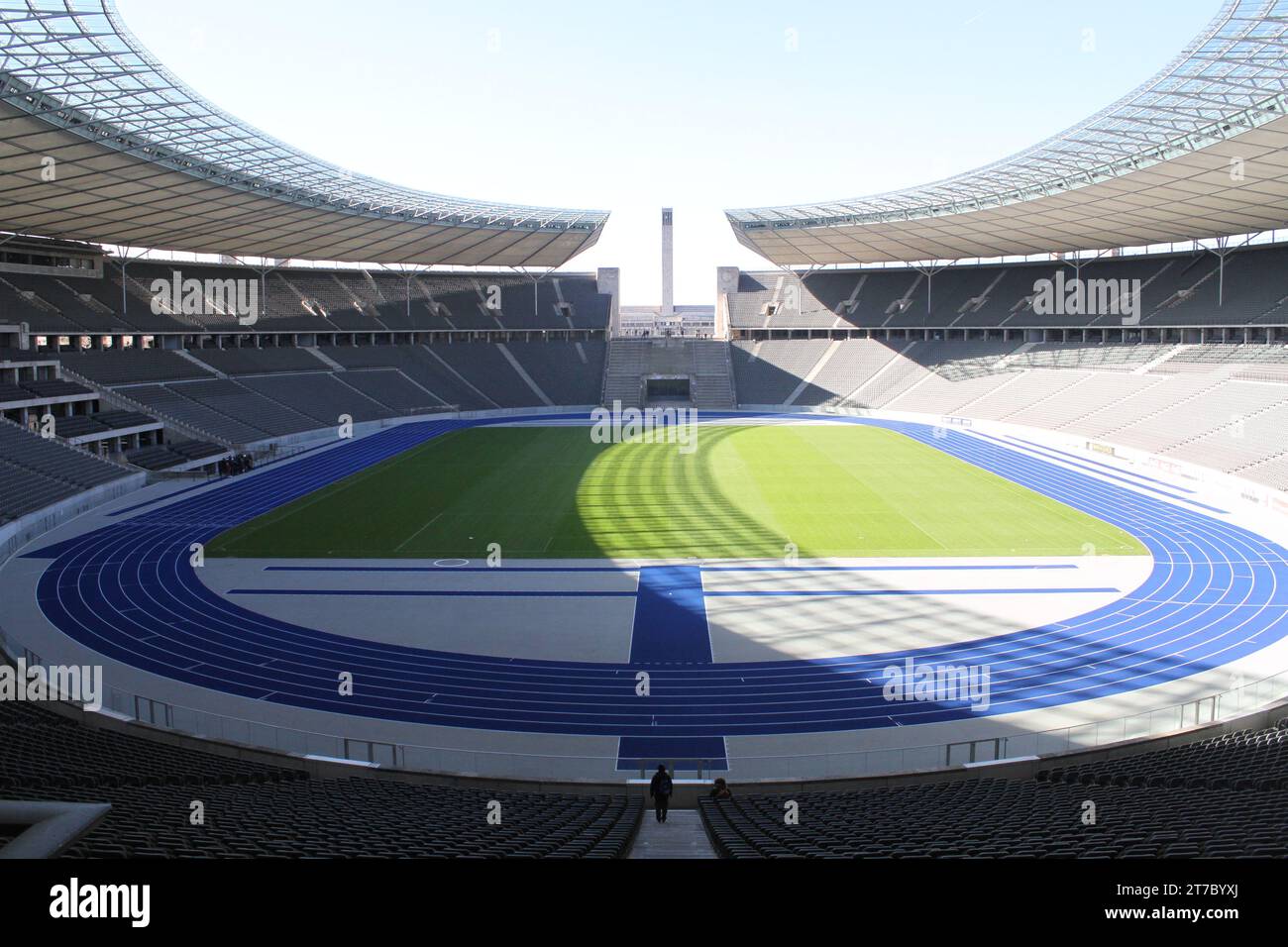 19 marzo 2018; Berlino, Germania. Vista generale dell'Olympiastadion. Foto Stock