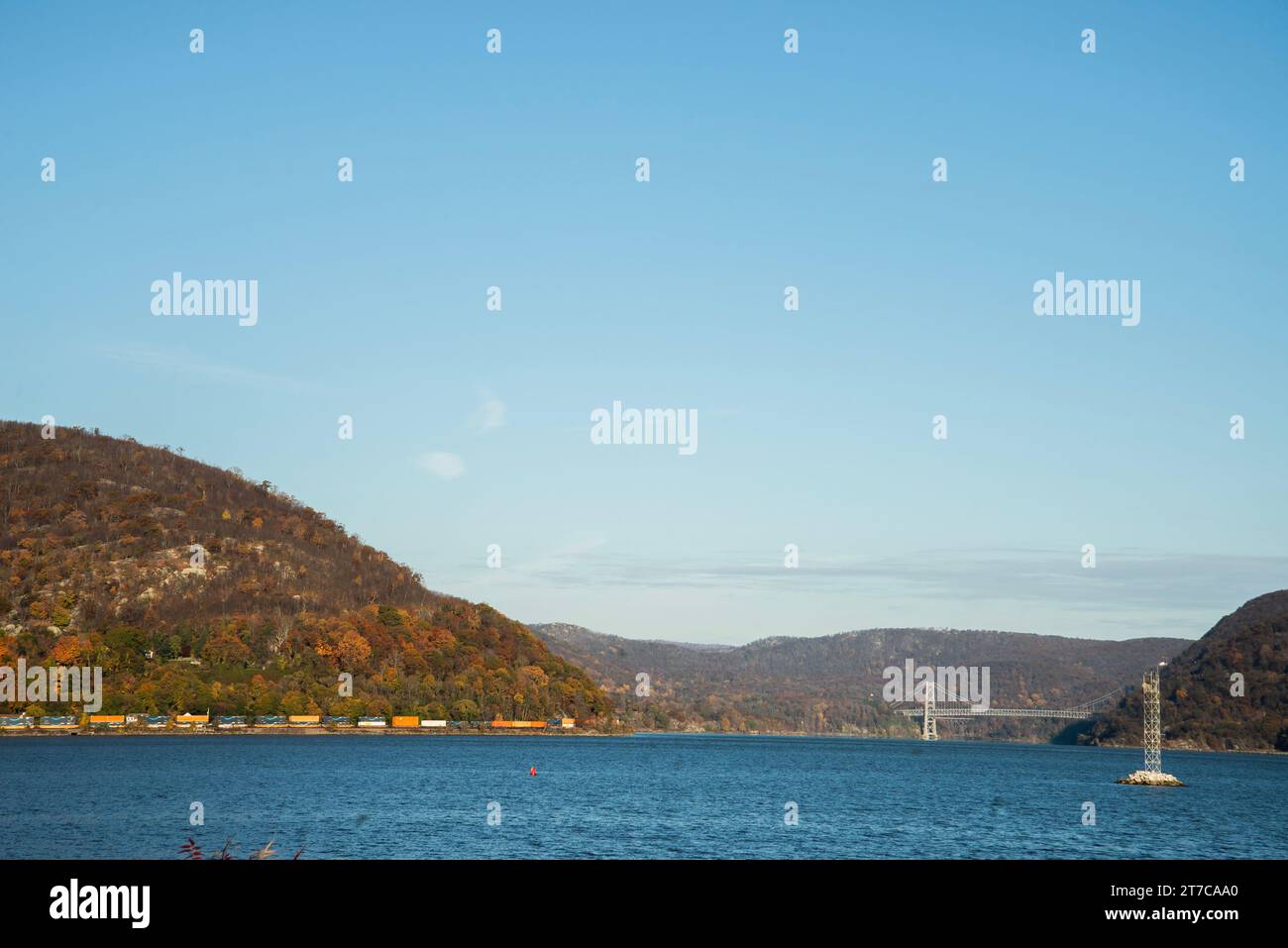 Diverse angolazioni del parco statale Bear Mountain Foto Stock