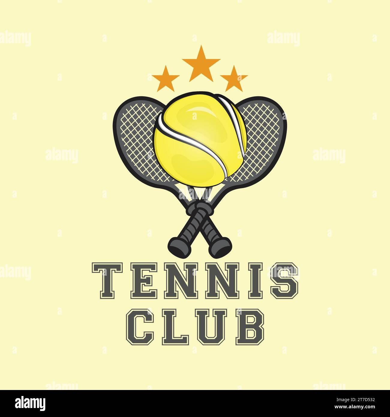 palla da tennis e racchetta in formato vettoriale Illustrazione Vettoriale