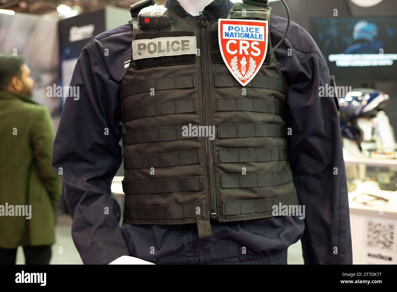 Parigi, Francia. 14 novembre 2023. Milipol Paris 2023, il 23° evento globale per la sicurezza dello stato e la sicurezza interna, a Villepinte, Parigi, Francia il 14 novembre 2023. Foto di Pierrick Villette/ABACAPRESS.COM Credit: Abaca Press/Alamy Live News Foto Stock