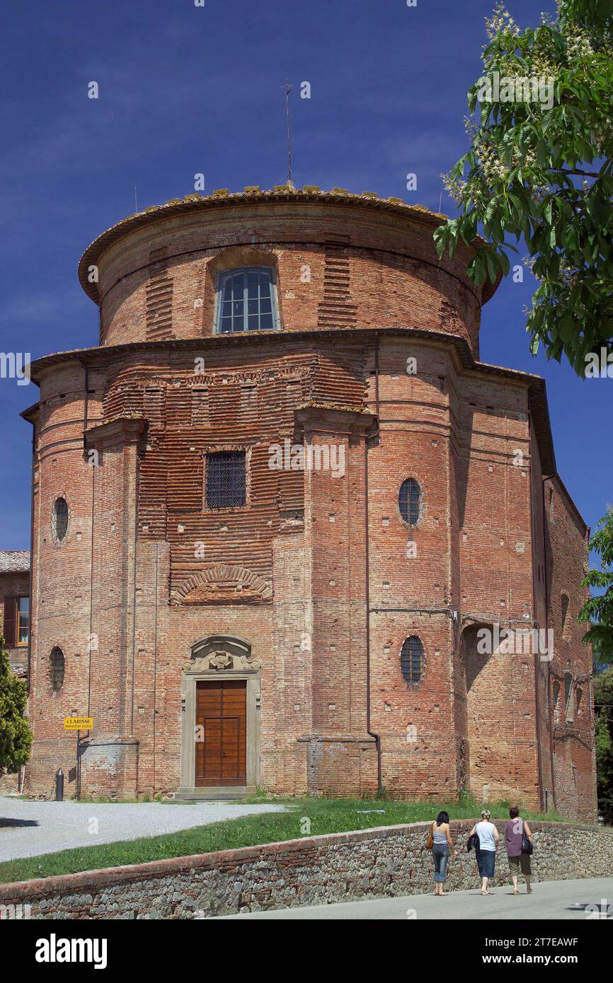 Europa. Italia. Umbria. Provincia di Perugia. Città ​​of la Chiesa Parrocchiale. Chiesa di Santa Lucia Foto Stock