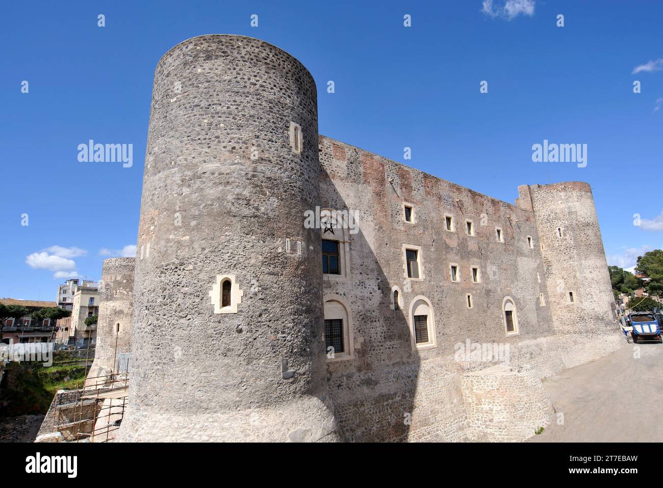 Catania. Castello di Ursino. Sicilia. Italia Foto Stock