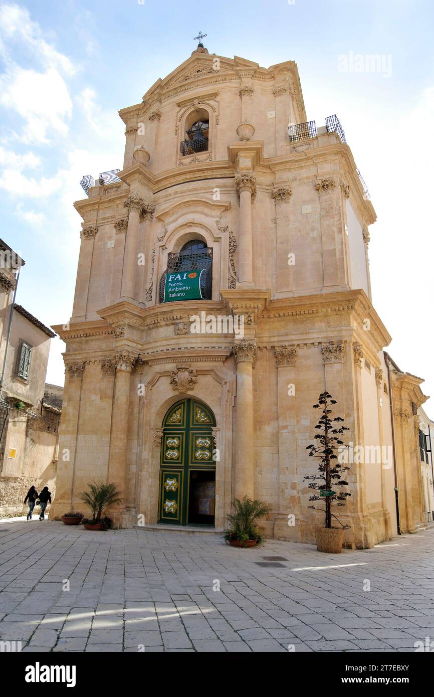 Scicli. Chiesa di San Michele. Sicilia. Italia Foto Stock