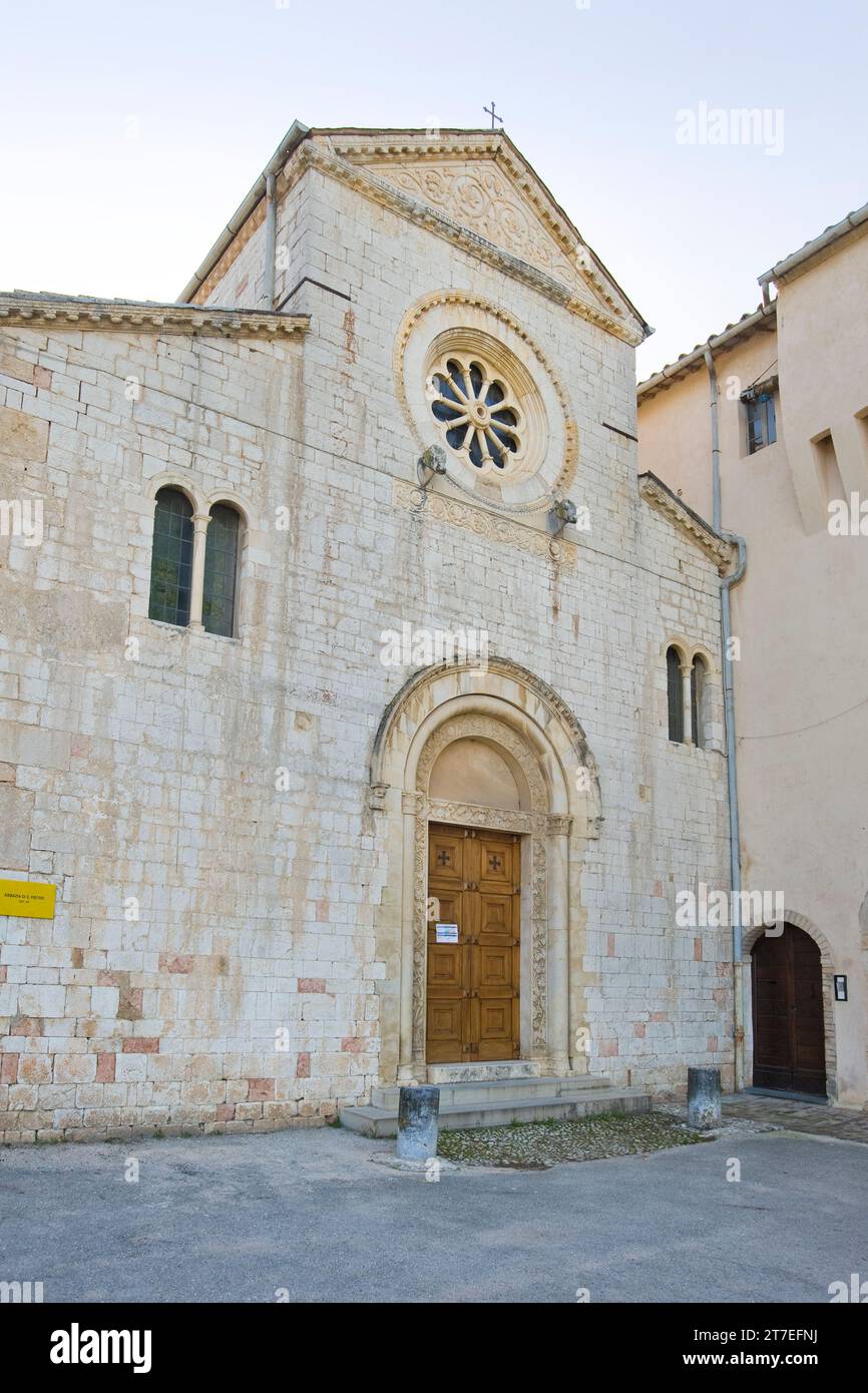 San Pietro di Bovara. Trevi. Umbria. Italia Foto Stock