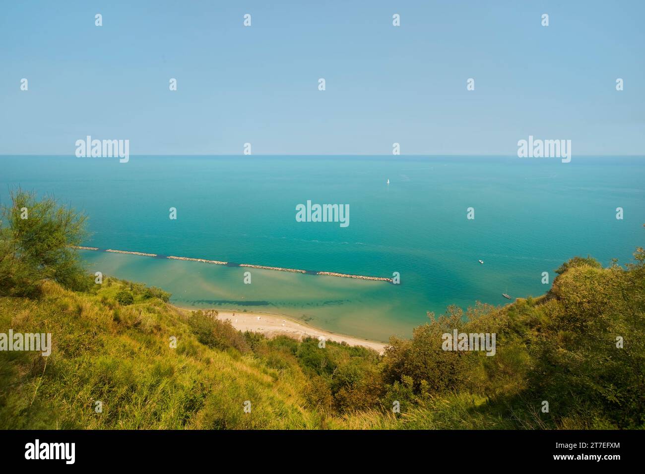 Colle San Bartolo. Pesaro. Marche. Italia Foto Stock