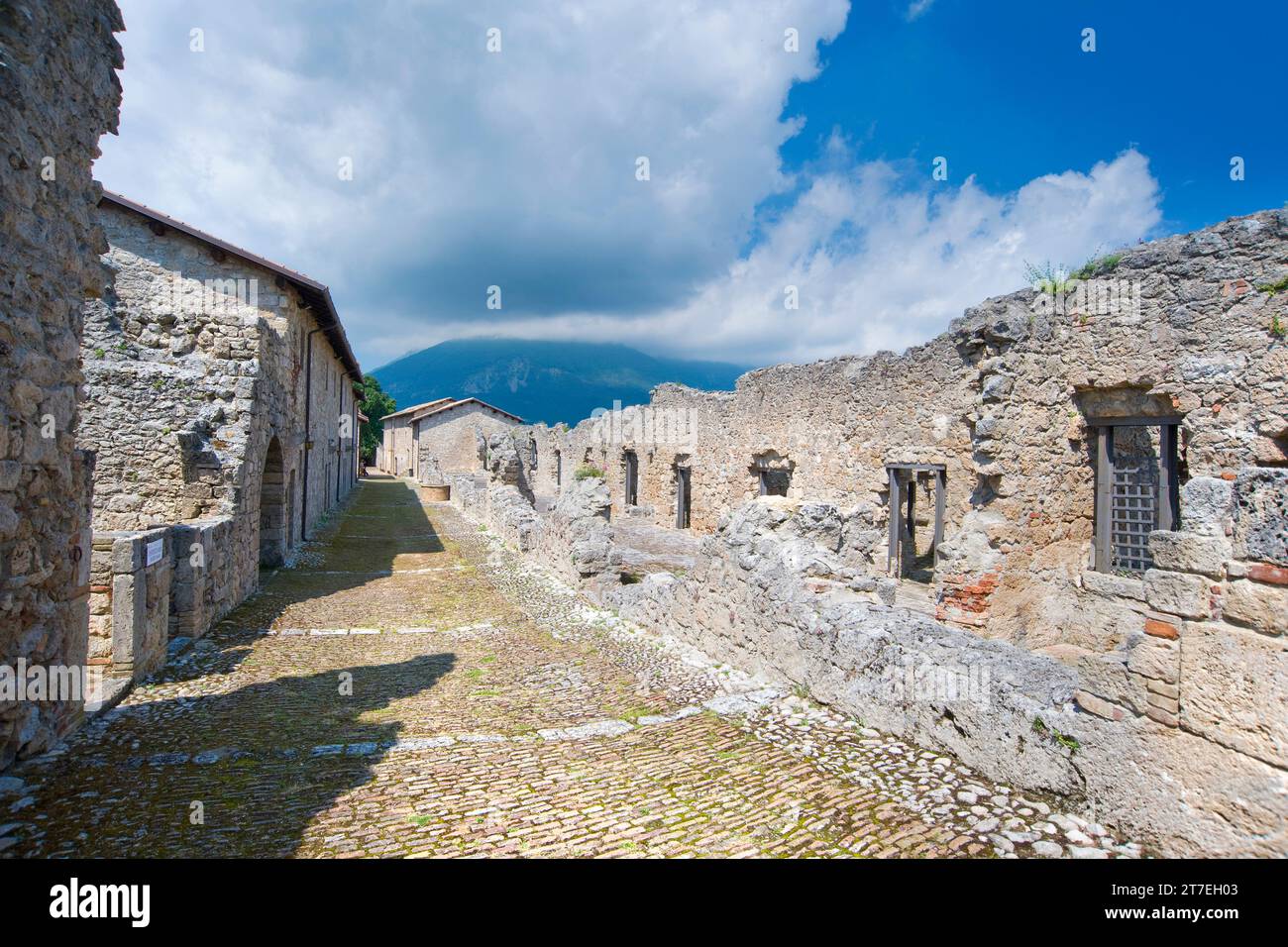La fortezza. Civitella del Tronto. Abruzzo. Italia Foto Stock