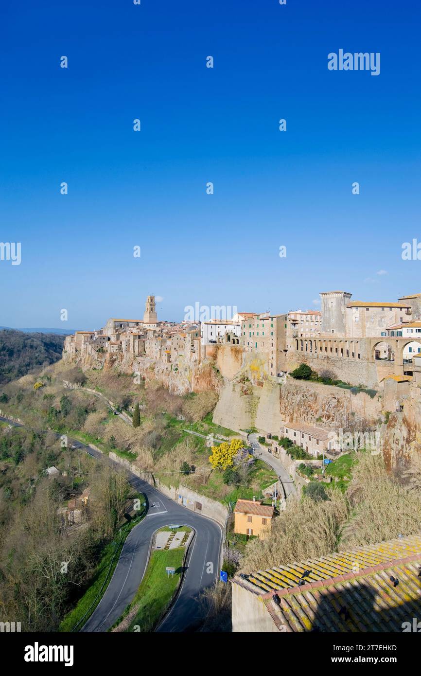 Pitigliano. Toscana. Italia Foto Stock