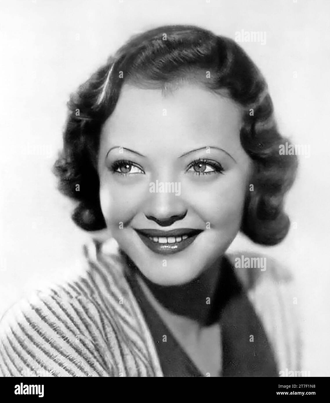 Sylvia Sydney. Ritratto dell'attrice americana, Sylvia Sidney (B. Sophia Kosow: 1910-1999), 1932 Foto Stock